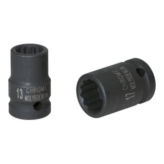 KS Tools 3/8" 12-kant-Kraft-Stecknuss, kurz, 5/8"