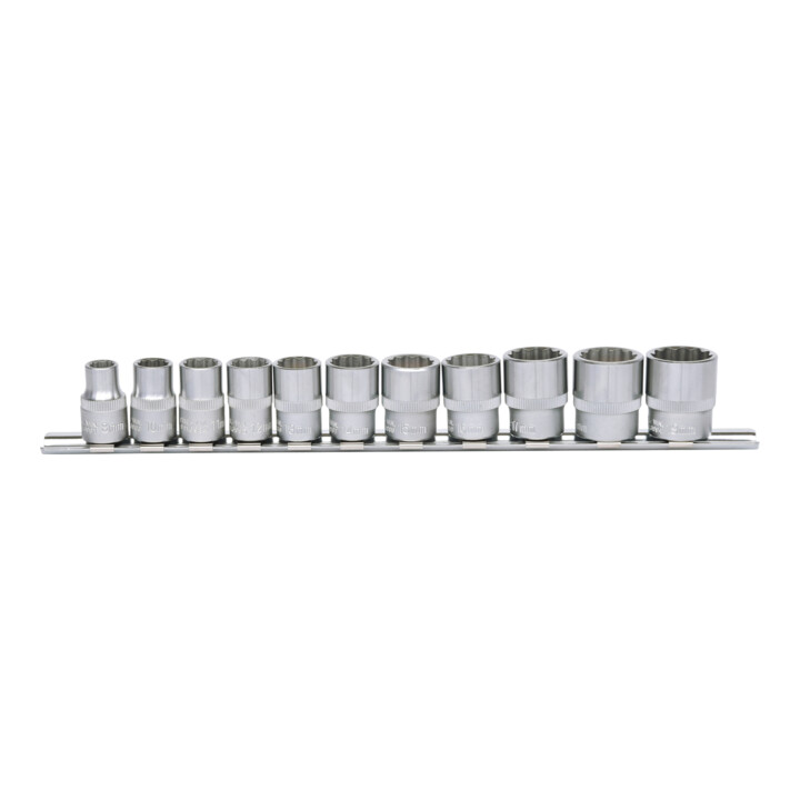 KS Tools 3/8" 12-kant-Stecknuss-Satz, 11-teilig
