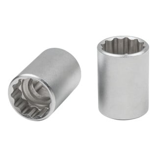 KS Tools 3/8" 12-kantige inbus, 16,0 mm kort