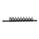KS Tools 3/8" bit-dop inbus, kort, 9-dlg, 4 - 14 mm