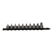KS Tools 3/8" bit-dopset TX, kort, 10-dlg, T10 - T55-3