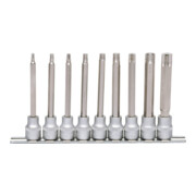 KS Tools 3/8" bit dopsleutelset TX, lang, 9 stuks, T20-T60-3