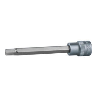 KS Tools 3/8" Bit-Stecknuss Innensechskant, lang, 4mm