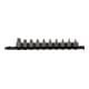 KS Tools 3/8" Bit-Stecknuss-Satz TX, kurz, 10-tlg T10-T55