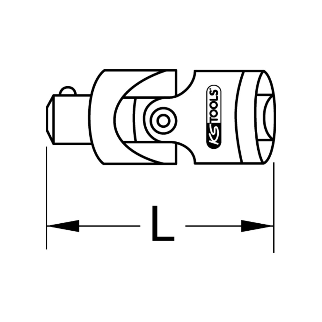 KS Tools 3/8" Cardan TITANplus