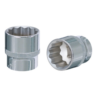 KS Tools 3/8" CHROMEplus 12-edge socket, 25/32