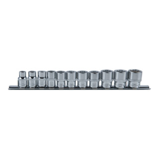 KS Tools 3/8" CHROMEplus 12-kant-Stecknuss-Satz, 11-teilig 8-19mm