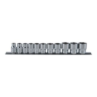KS Tools 3/8" CHROMEplus 6-kant-Stecknuss-Satz, 11-teilig 8-19mm