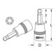 KS Tools 3/8" CHROMEplus bit bus, binnenzeskant, kogelkop, 7mm