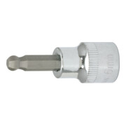 KS Tools 3/8" CHROMEplus bit dopsleutel, binnenzeskant, kogelkop, 5,5 mm