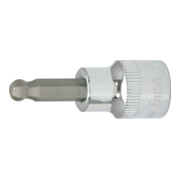 KS Tools 3/8" CHROMEplus Bit-Stecknuss Innensechskant,Kugelkopf