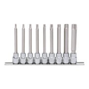 KS Tools 3/8" CHROMEplus Bit-Stecknuss-Satz TX, lang, 9-teilig T20-T60-3
