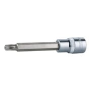 KS Tools 3/8" CHROMEplus Bit-Stecknuss TX mit Stirnlochbohrung,lang