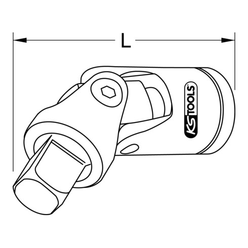 KS Tools CHROMEplus cardan gewricht