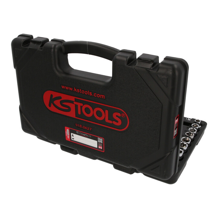 KS Tools 3/8" CHROMEplus Coffret de douilles, 27 pcs.