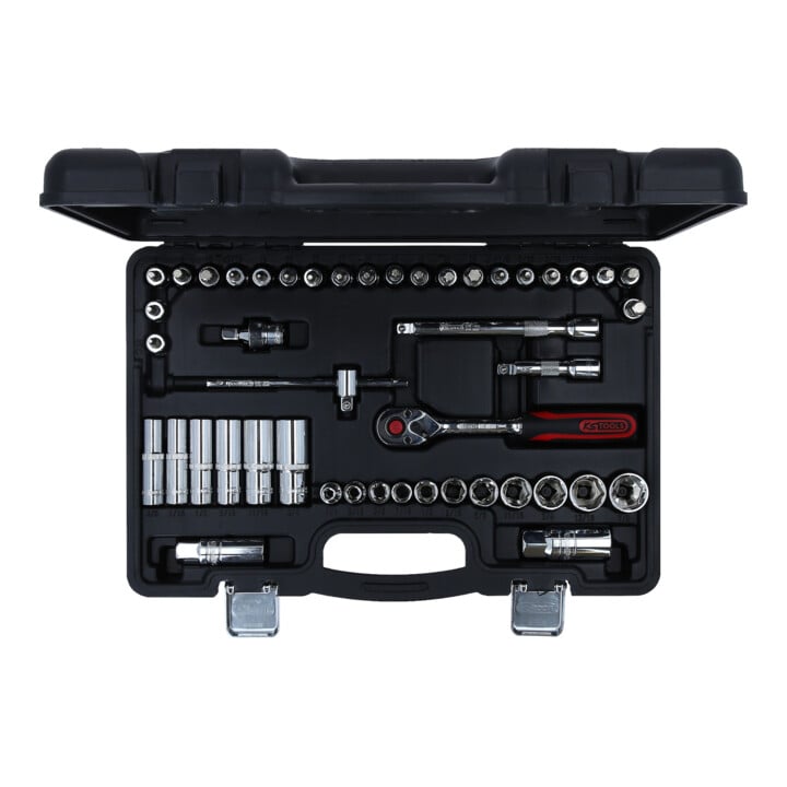 KS Tools 3/8" CHROMEplus Coffret de douilles, 46 pcs.