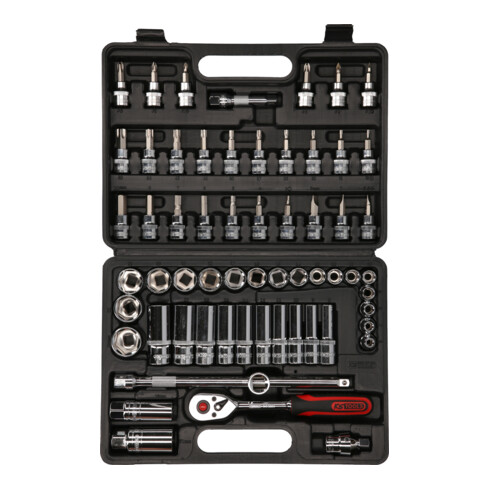 KS Tools 3/8" CHROMEplus Coffret de douilles, 61 pcs.