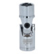 KS Tools 3/8" CHROMEplus inbus met scharnier, 13mm