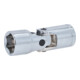 KS Tools 3/8" CHROMEplus inbus met scharnier, 14mm