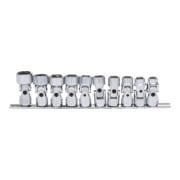 KS Tools 3/8" CHROMEplus inbusschroefset met scharnier, 10-delig10-19mm-3
