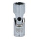 KS Tools 3/8" CHROMEplus Sechskant-Stecknuss mit Gelenk, 14mm