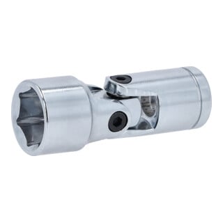 KS Tools 3/8" CHROMEplus Sechskant-Stecknuss mit Gelenk, 15mm