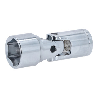 KS Tools 3/8" CHROMEplus Sechskant-Stecknuss mit Gelenk, 16mm