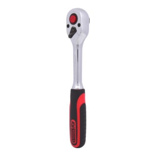 KS Tools 3/8" CHROMEplus Umschaltknarre, 72 Zahn, Kunststoffgriff