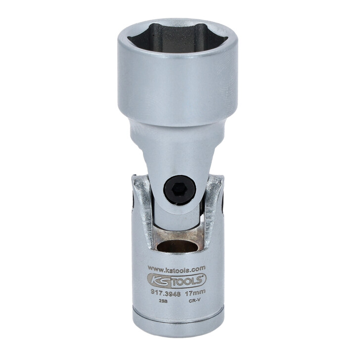 KS Tools 3/8" CLASSIC inbus met scharnier, 17mm