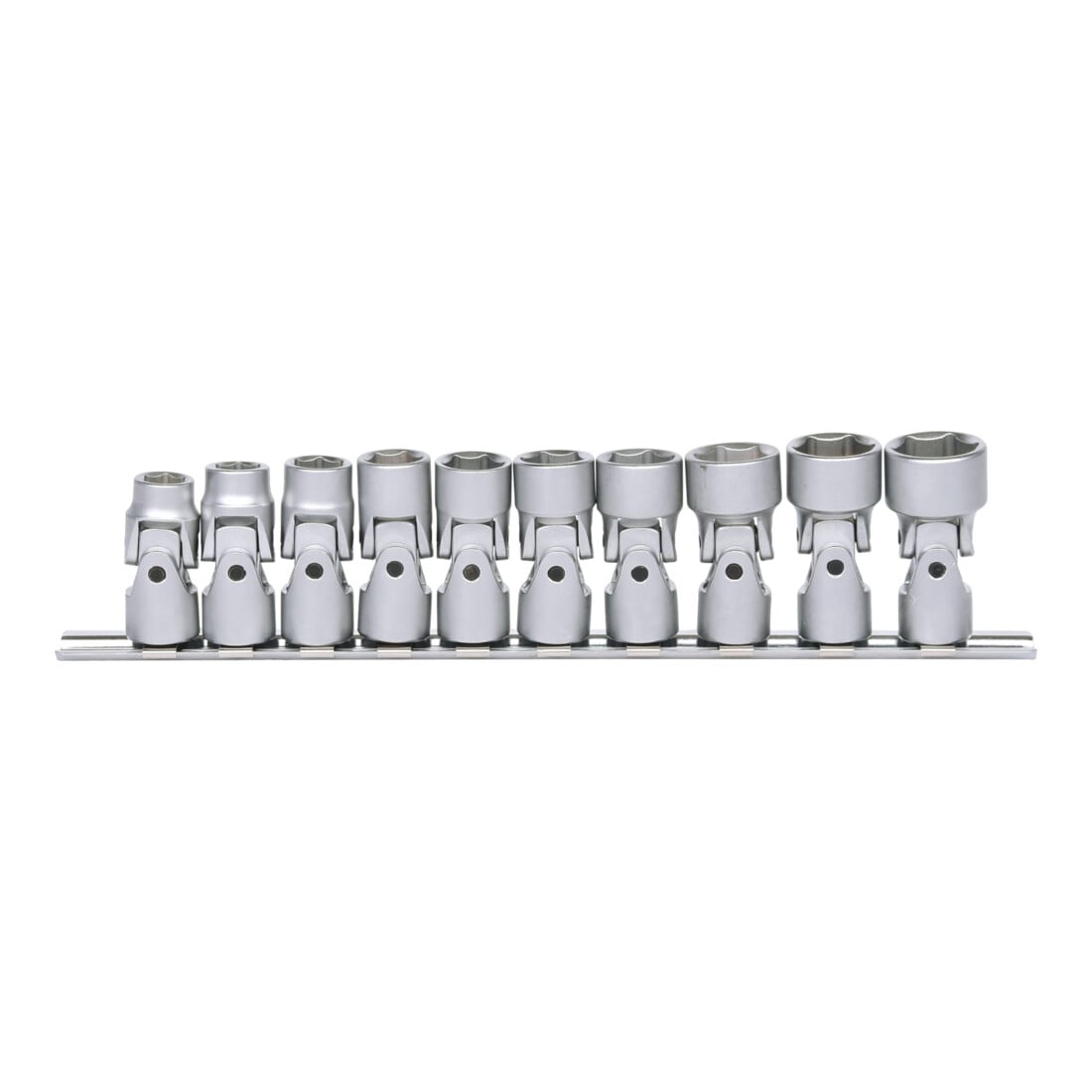 KS Tools 3/8" CLASSIC inbusschroefset met scharnier, 10 delig 10-19mm
