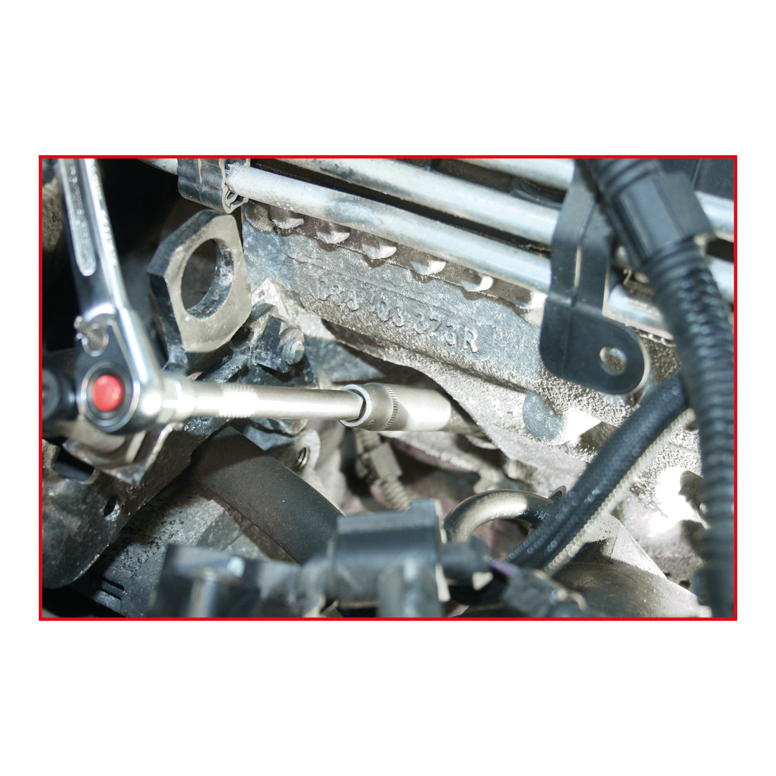 KS Tools 3/8" CLASSIC Sechskant-Stecknuss, lang