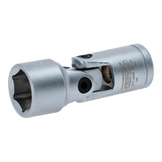 KS Tools 3/8" CLASSIC Sechskant-Stecknuss mit Gelenk, 15mm