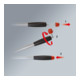 KS Tools 3/8" Clés dynamometriques à déclenchement court avec carré traversant, 12-68 Nm