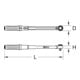 KS Tools 3/8" Clés dynamométriques ERGOTORQUE®precision à carré d'entraînement bouton, 10-50Nm