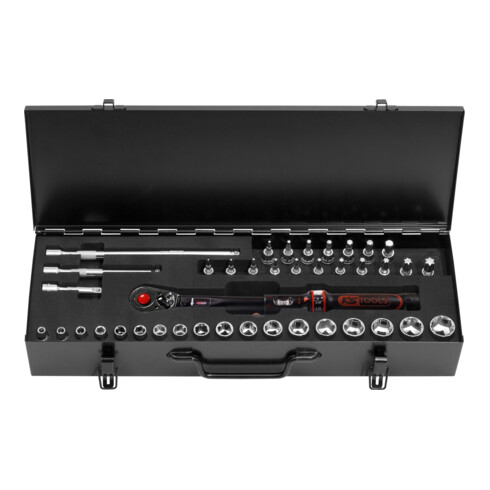 KS Tools 3/8" Coffret de clés dynamométriques ERGOTORQUE®precision 10-50 Nm, 40 pcs.