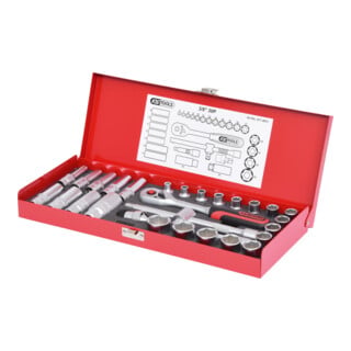 KS Tools 3/8" Coffret de douilles, 30 pcs.