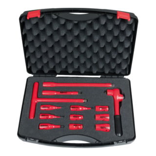 KS Tools 3/8" Coffret de douilles isolées, 13 pcs.