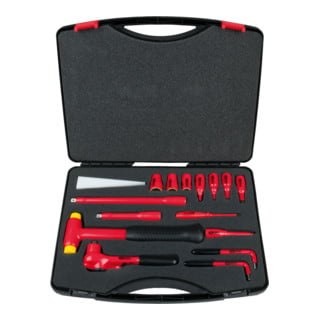 KS Tools 3/8" Coffret de douilles isolées, 16 pcs.