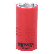 KS Tools 3/8" Douille isolée, 14mm-5