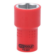 KS Tools 3/8" Douille isolée, 18mm-5