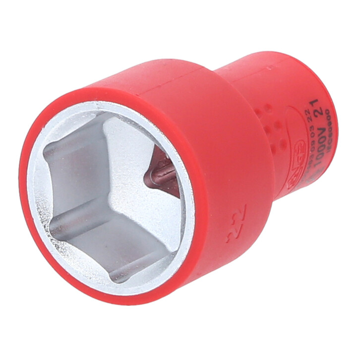 KS Tools 3/8" Douille isolée, 22mm