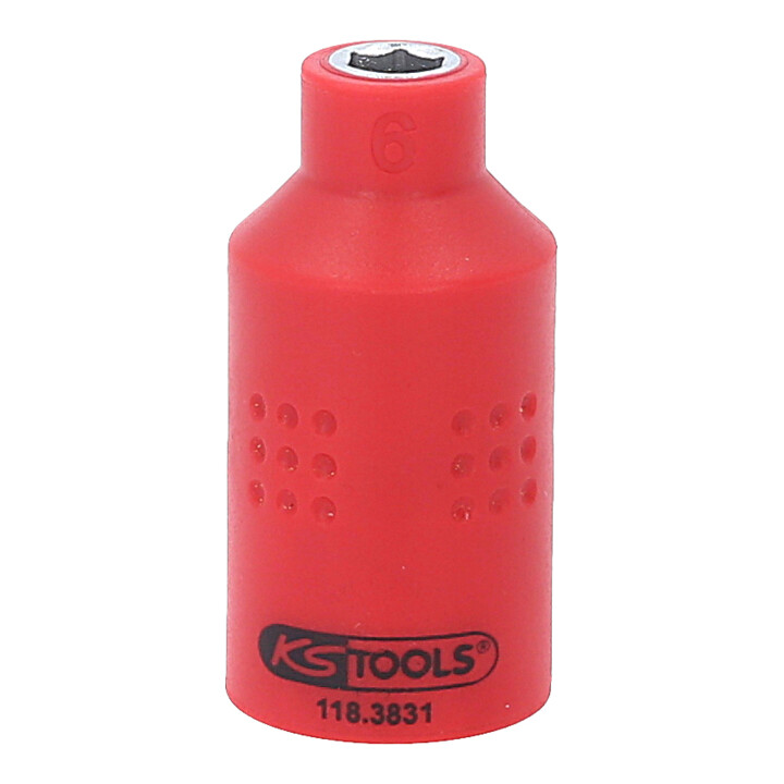 KS Tools 3/8" Douille isolée, 6mm