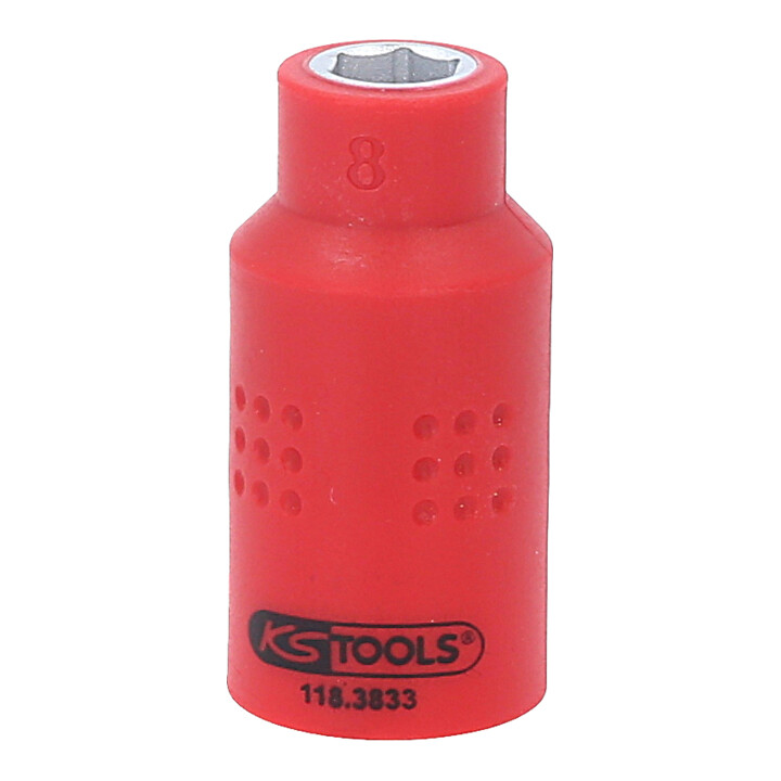 KS Tools 3/8" Douille isolée, 8mm