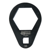 KS Tools 3/8" Einsteck-Ringschlüssel, extra flach, 36 mm