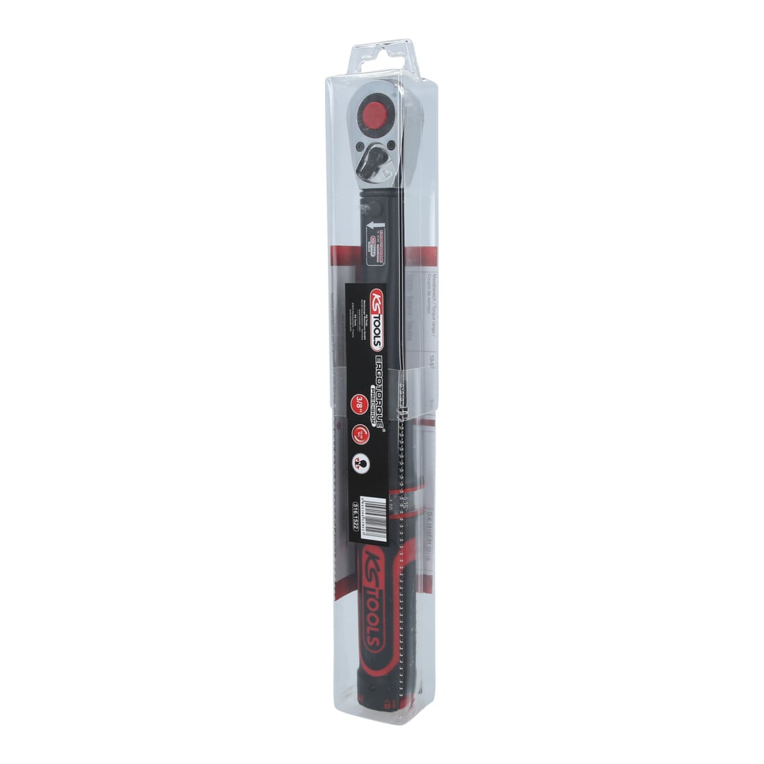 KS Tools 3/8" ERGOTORQUE®precision Ratschen-Drehmomentschlüssel, 10-50Nm