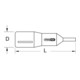 KS Tools 3/8" geïsoleerde bit inbus Multi-Tooth-3