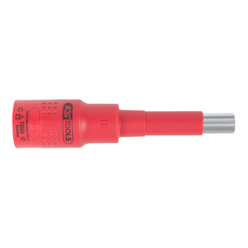 KS Tools 3/8" geïsoleerde bit dopsleutel meertands, M10, geïsoleerd