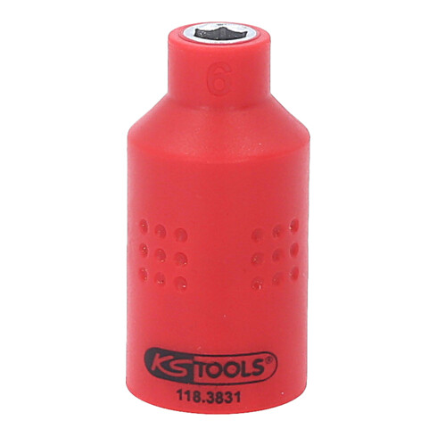 KS Tools 3/8" geïsoleerde contactdoos, 6mm