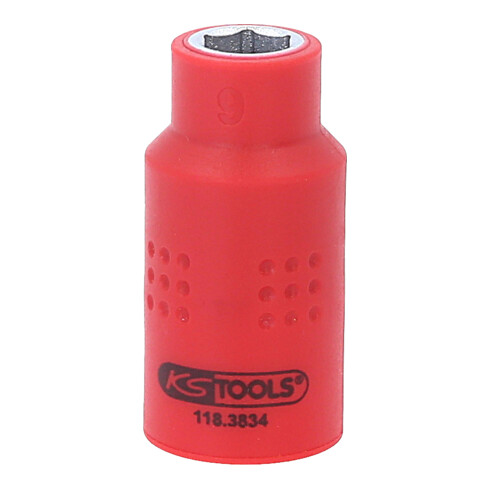 KS Tools 3/8" geïsoleerde contactdoos, 9mm