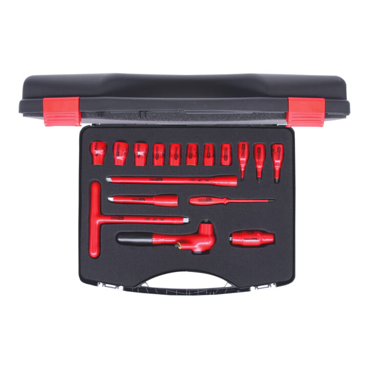 KS Tools 3/8" geïsoleerde dopsleutelset, 16-delig (117.1850)